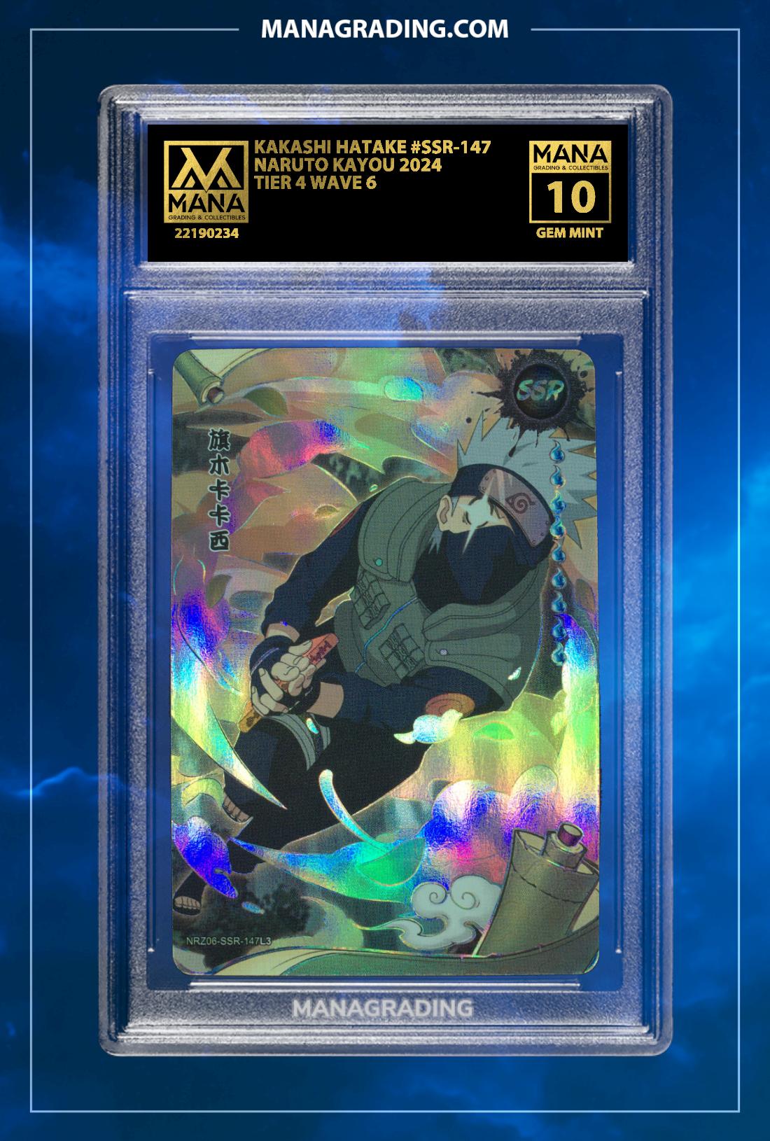 NARUTO KAYOU KAKASHI HATAKE TIER 4 WAVE 6 2024 #SSR-147 - Grade 10