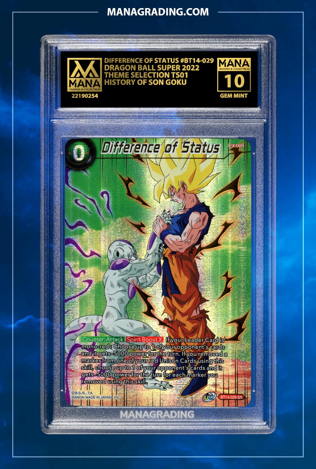 DRAGON BALL SUPER DIFFERENCE OF STATUS THEME SELECTION TS01 2022 #BT14-029 - Grade 10