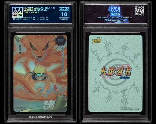 NARUTO KAYOU NARUTO UZUMAKI #SSR-149 TIER 4 WAVE 6 MANA 10
