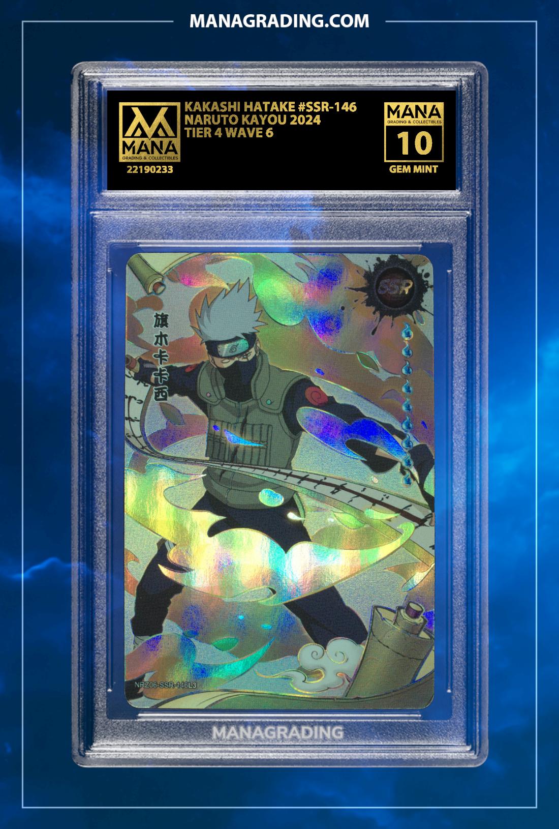 NARUTO KAYOU KAKASHI HATAKE TIER 4 WAVE 6 2024 #SSR-146 - Grade 10