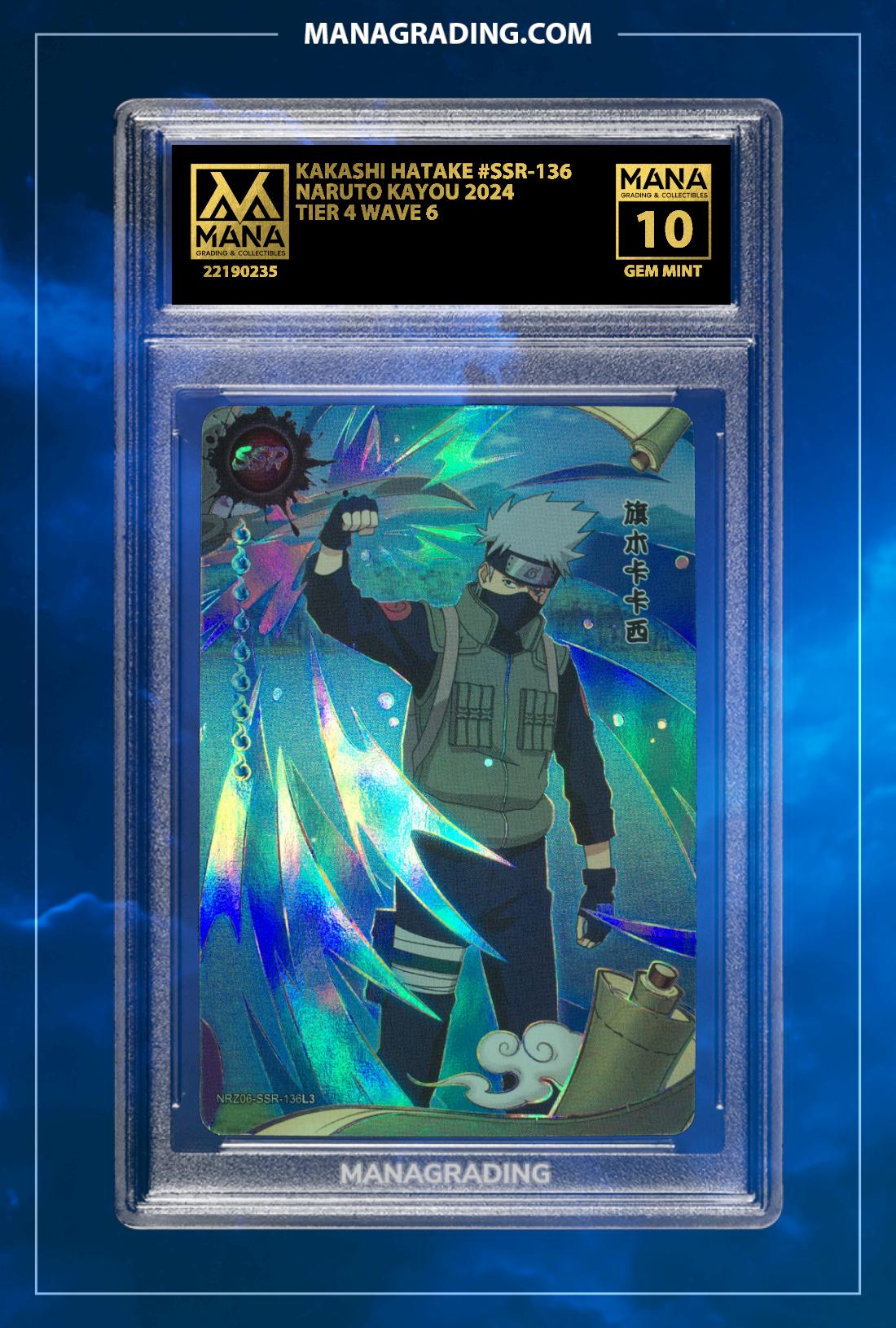 NARUTO KAYOU KAKASHI HATAKE TIER 4 WAVE 6 2024 #SSR-136 - Grade 10