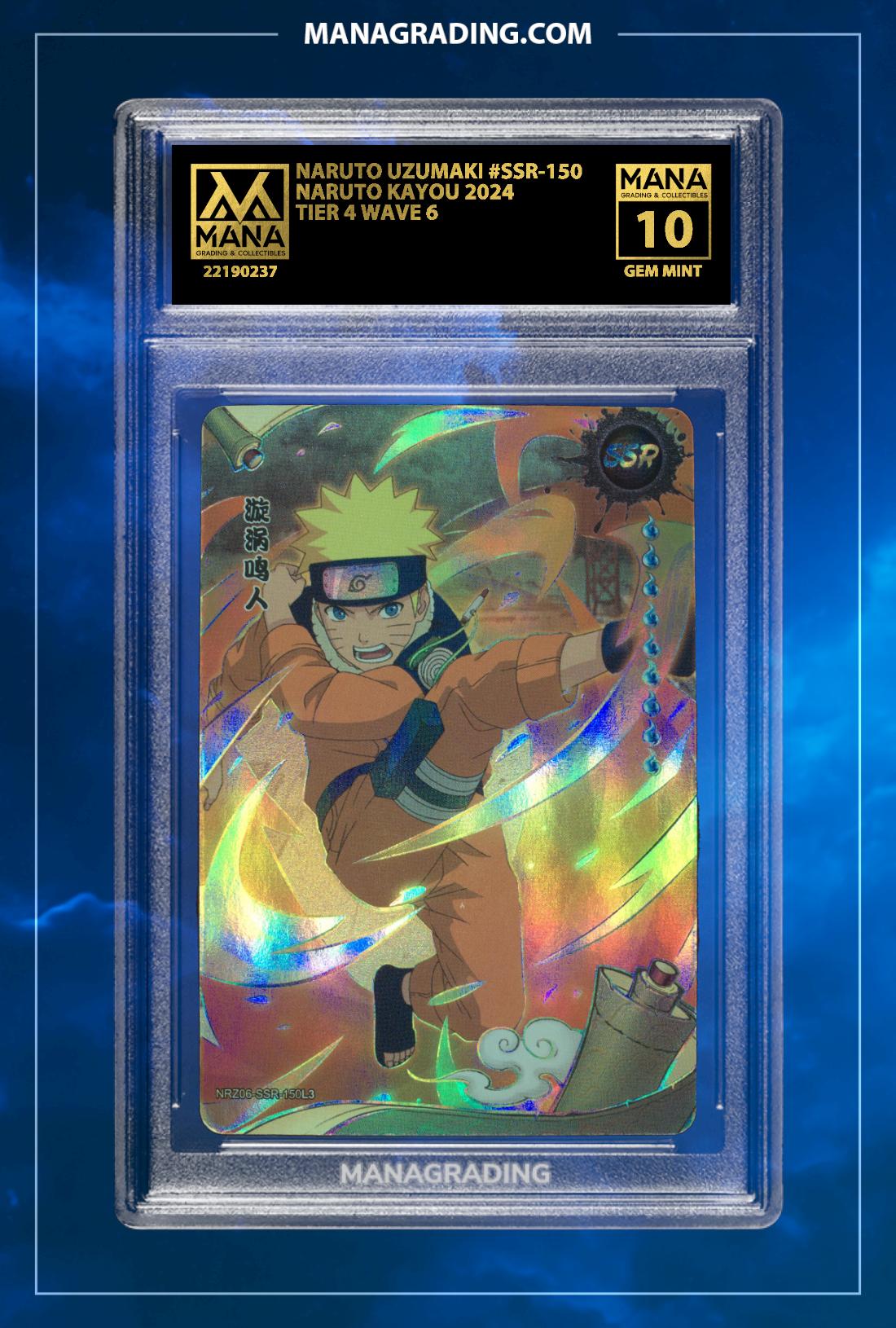 NARUTO KAYOU NARUTO UZUMAKI TIER 4 WAVE 6 2024 #SSR-150 - Grade 10
