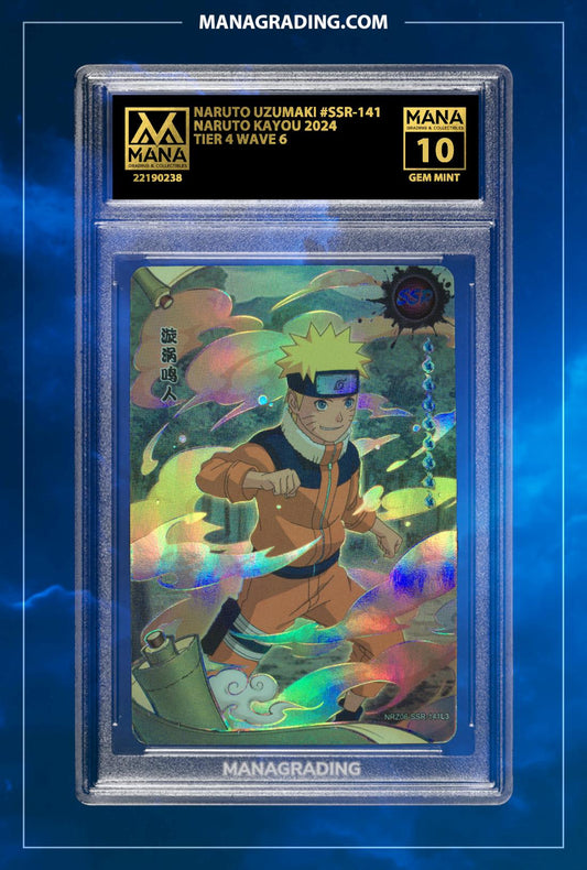 NARUTO KAYOU NARUTO UZUMAKI TIER 4 WAVE 6 2024 #SSR-141 - Grade 10