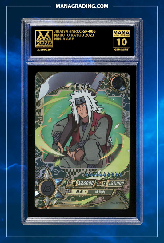 NARUTO KAYOU JIRAIYA NINJA AGE 2023 #NRCC-SP-006 - Grade 10