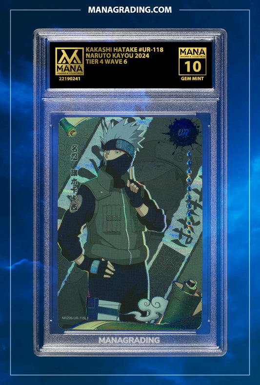 NARUTO KAYOU KAKASHI HATAKE TIER 4 WAVE 6 2024 #UR-118 - Grade 10