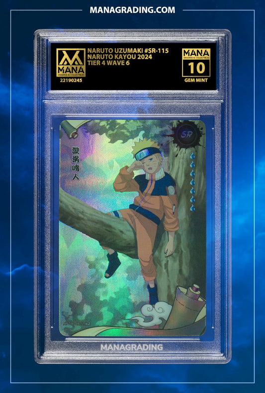 NARUTO KAYOU NARUTO UZUMAKI TIER 4 WAVE 6 2024 #SR-115 - Grade 10