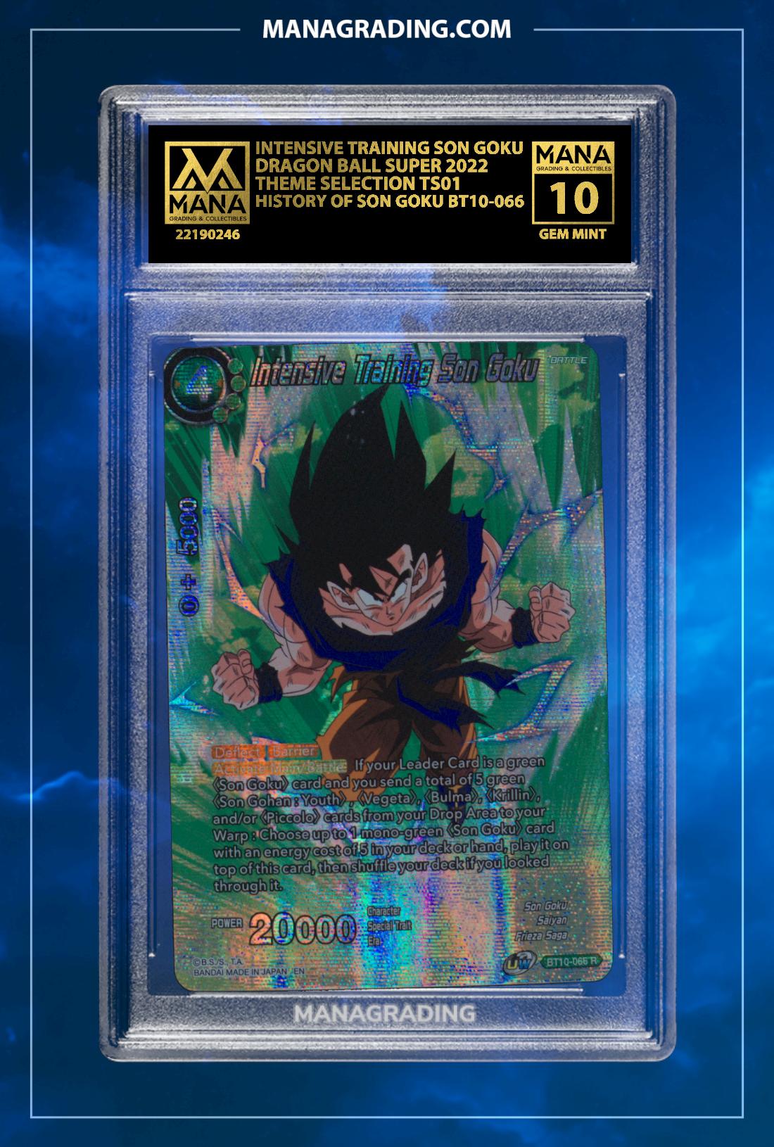 DRAGON BALL SUPER INTENSIVE TRAINING SON GOKU THEME SELECTION TS01 2022 #NA - Grade 10