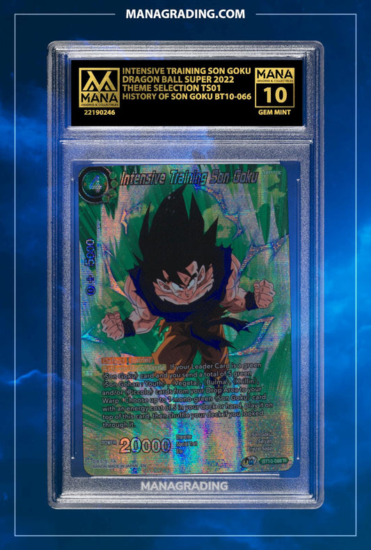 DRAGON BALL SUPER INTENSIVE TRAINING SON GOKU THEME SELECTION TS01 2022 #NA - Grade 10